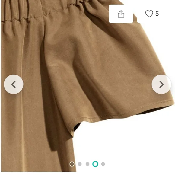 H&M OFF SHOULDER MODAL DRESS - Picture 3 of 5